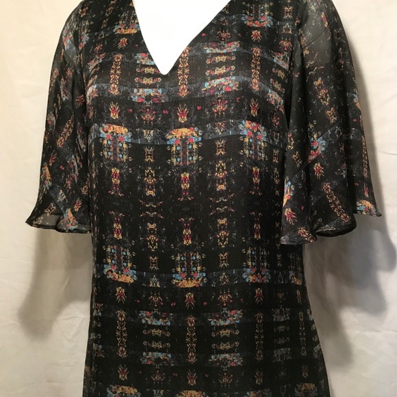 BCBGeneration Women's Flutter Sleeve Dress - Picture 2 of 5